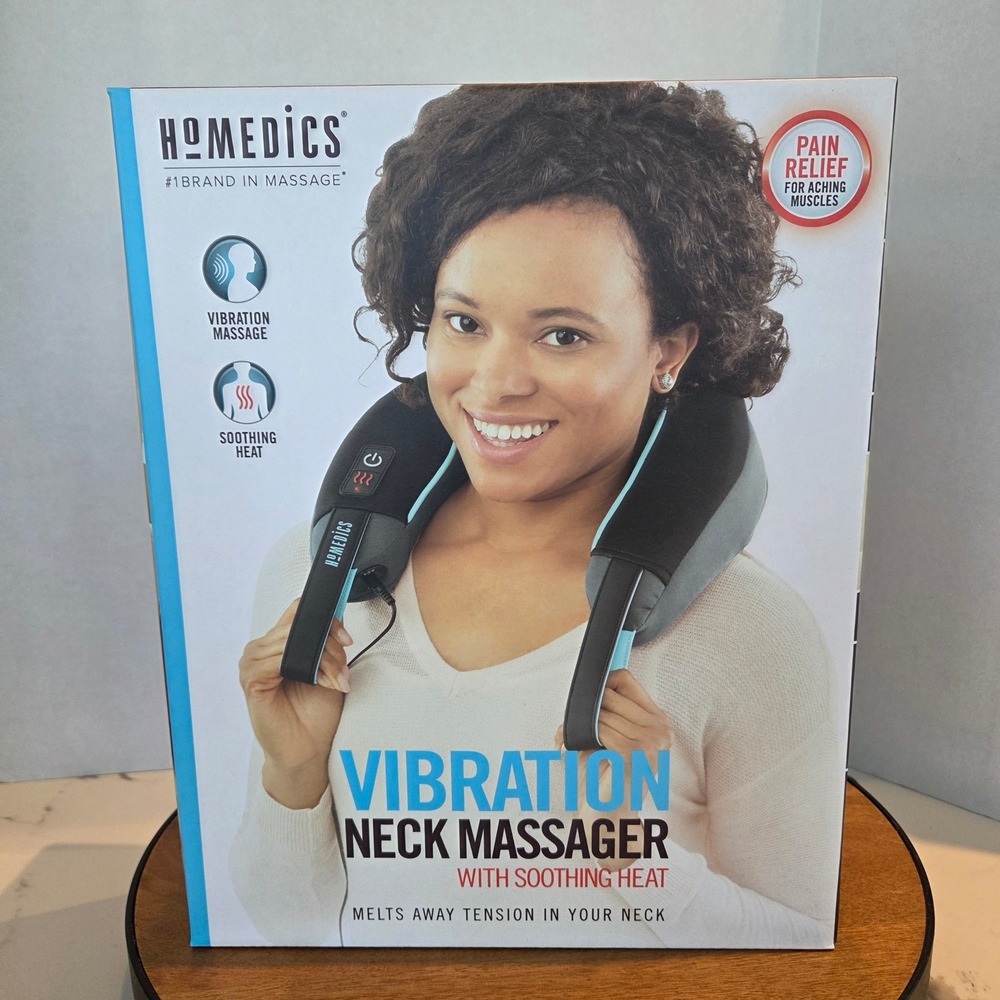 HoMedics‎ Vibration Neck Massager with Soothing Heat for Aching Muscles